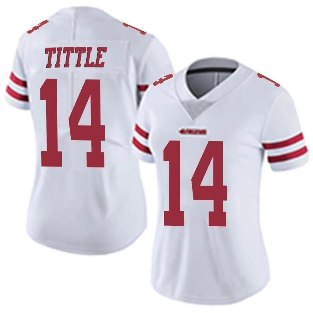 Women's San Francisco 49ers Y.a. Tittle Nike Vapor Untouchable Limited White Jersey Women's San Francisco 49ers Y.a. Tittle Nike Vapor Untouchable Limited White Jersey