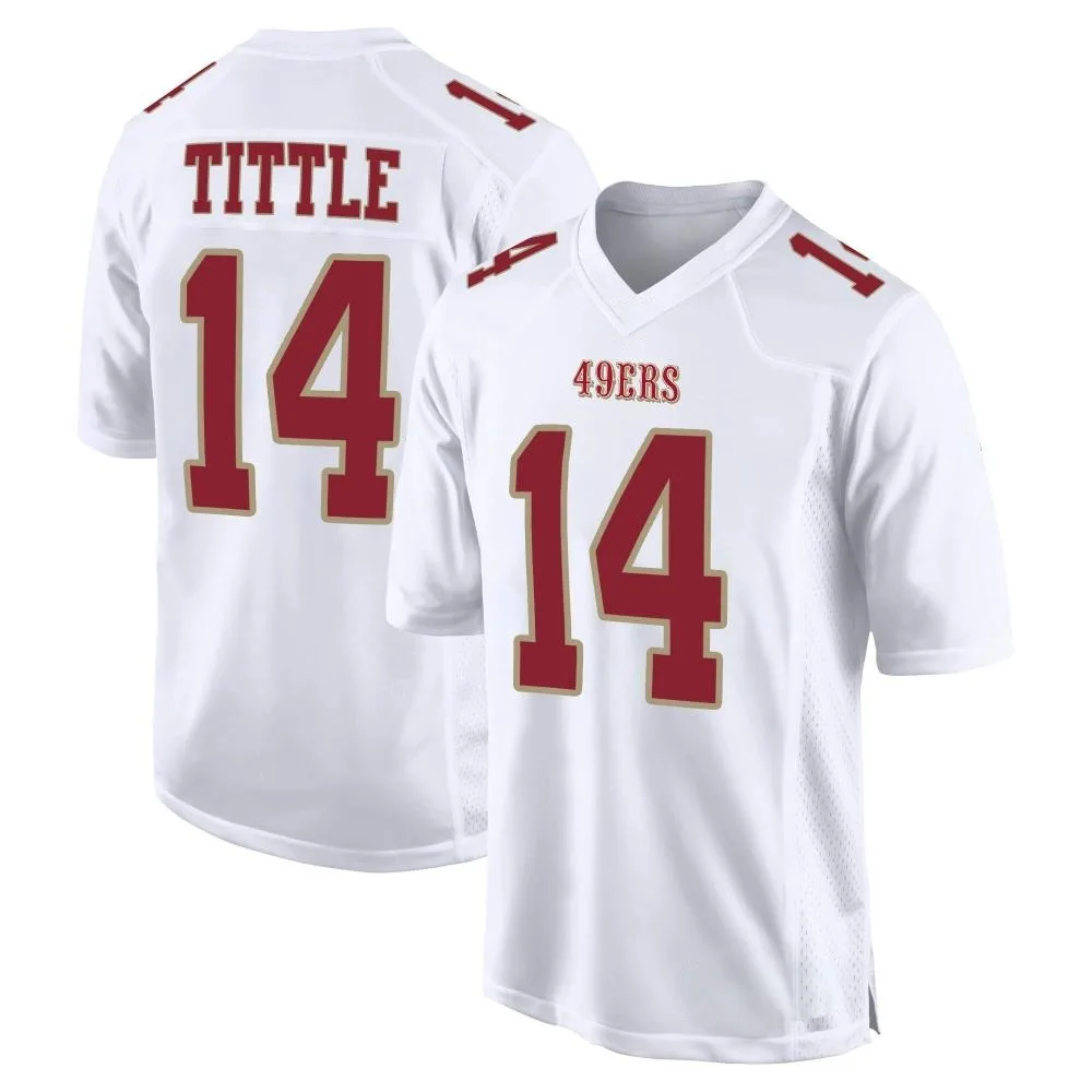 Youth San Francisco 49ers Y.a. Tittle Nike Fashion Game White Jersey Youth San Francisco 49ers Y.a. Tittle Nike Fashion Game White Jersey