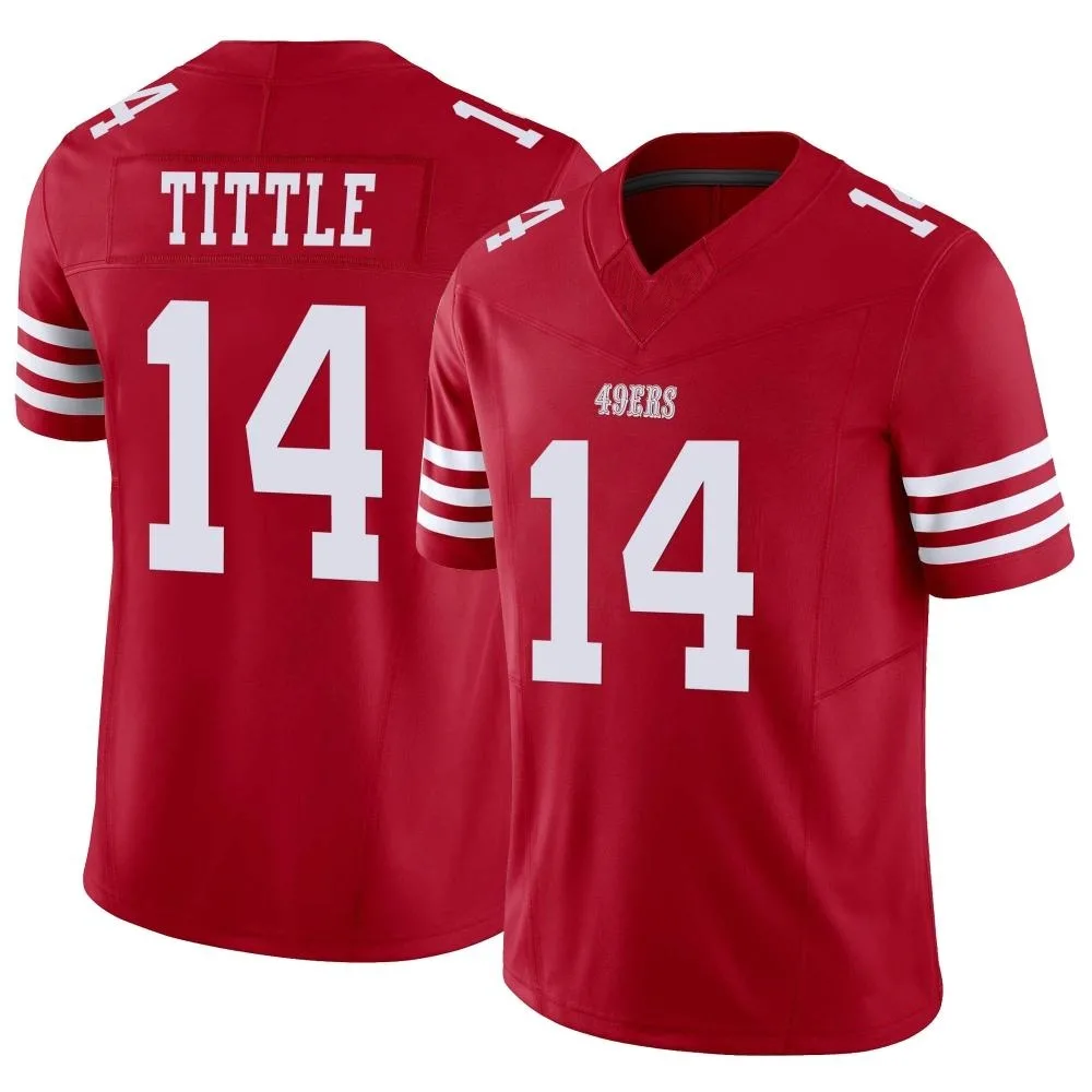 Youth San Francisco 49ers Y.a. Tittle Nike Vapor F.U.S.E. Limited Scarlet Jersey Youth San Francisco 49ers Y.a. Tittle Nike Vapor F.U.S.E. Limited Scarlet Jersey