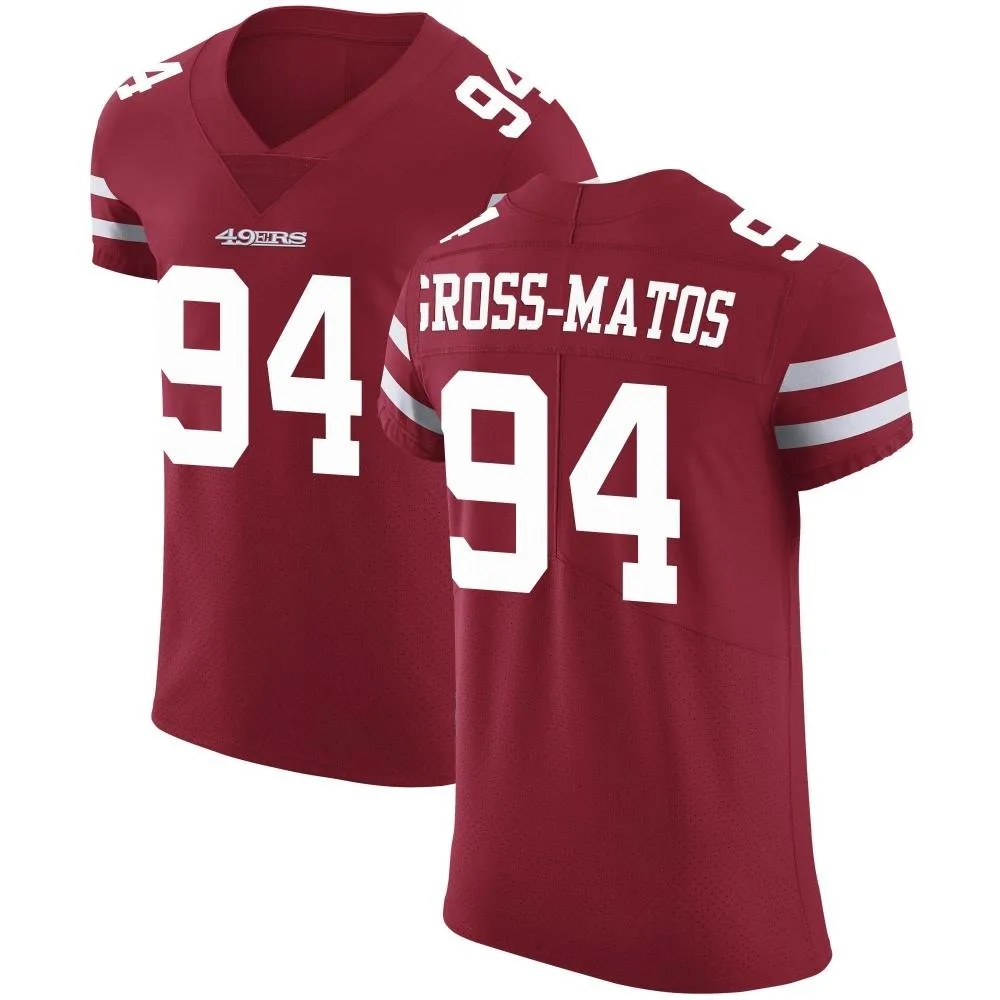 Men's San Francisco 49ers Yetur Gross-matos Nike Team Color Vapor Untouchable Elite Red Jersey Men's San Francisco 49ers Yetur Gross-matos Nike Team Color Vapor Untouchable Elite Red Jersey