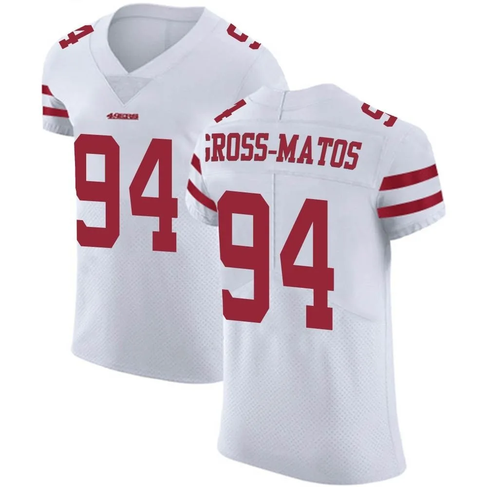 Men's San Francisco 49ers Yetur Gross-matos Nike Vapor Untouchable Elite White Jersey Men's San Francisco 49ers Yetur Gross-matos Nike Vapor Untouchable Elite White Jersey