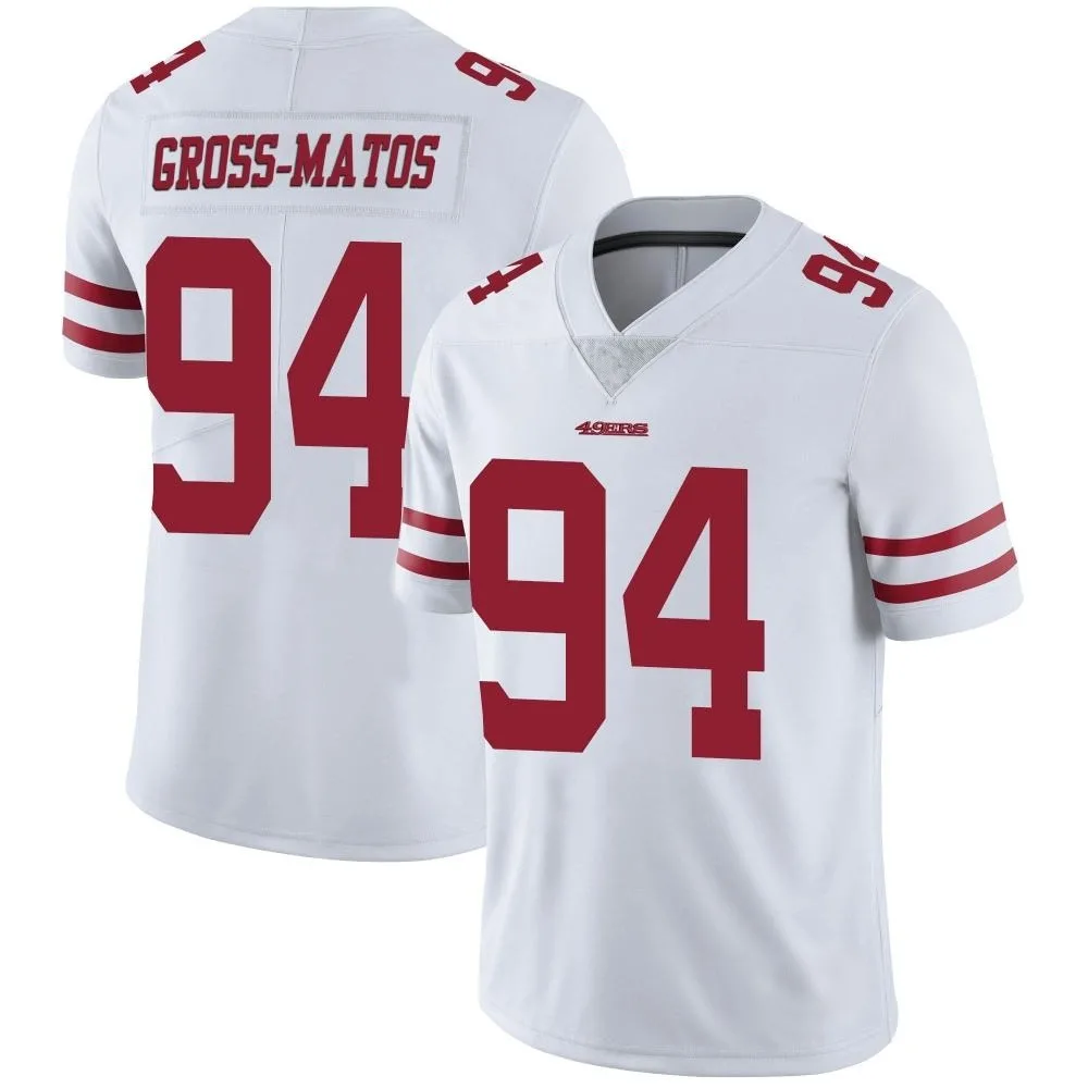 Youth San Francisco 49ers Yetur Gross-matos Nike Vapor Untouchable Limited White Jersey Youth San Francisco 49ers Yetur Gross-matos Nike Vapor Untouchable Limited White Jersey